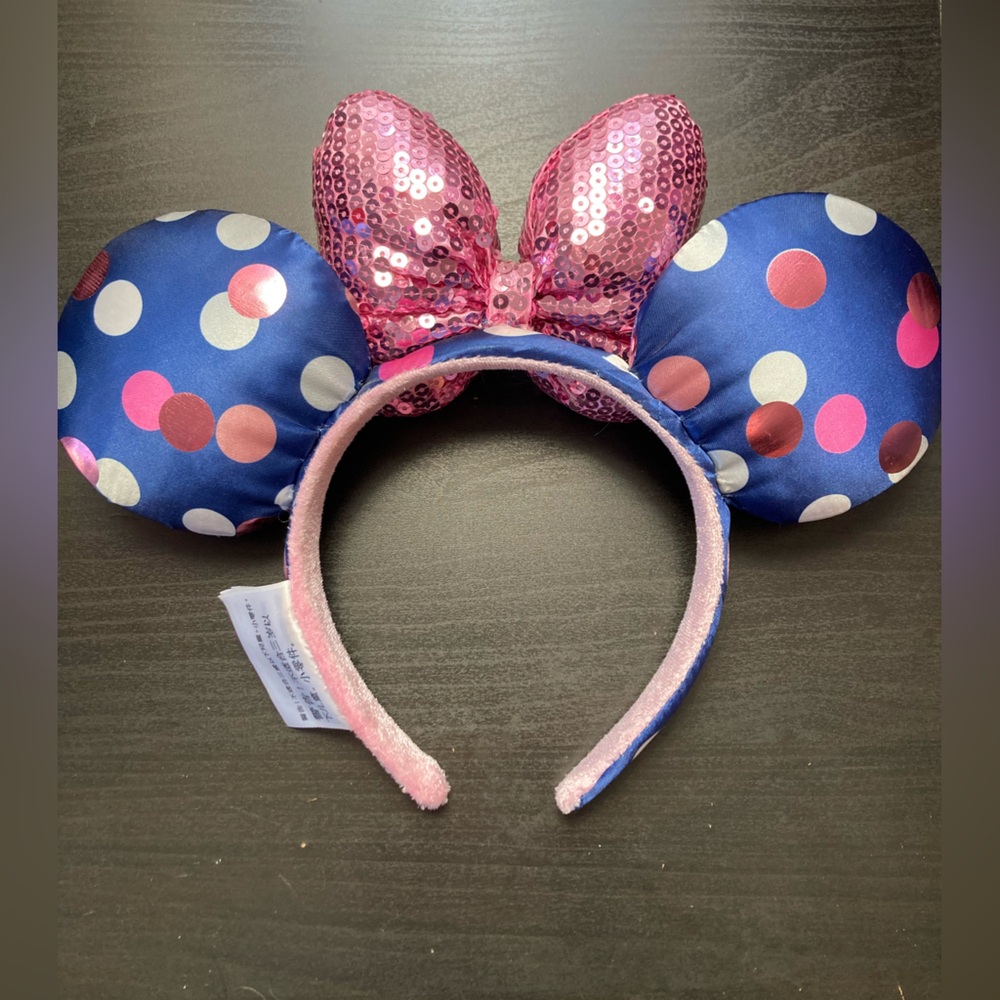 Polka Dot Minnie Ears - Picture 2 of 2